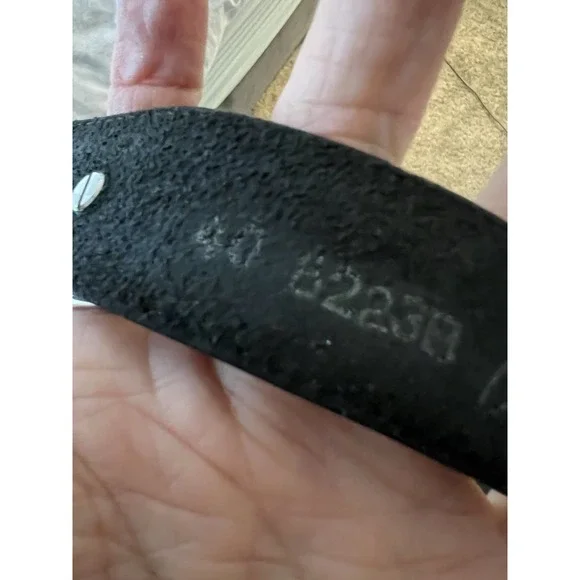 Vintage Billy Betts of California Black Leather Concho Belt Size 40 - By Leegin - Picture 4 of 13